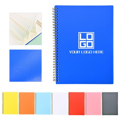 Plastic Cover Spiral Notebook