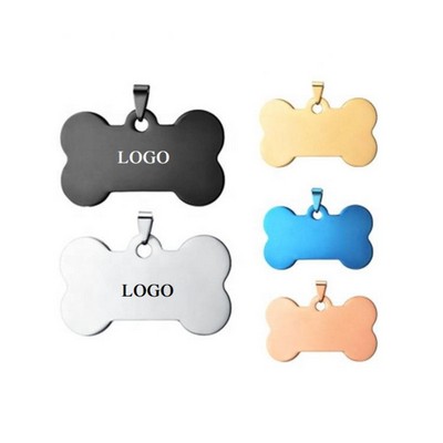 Stylish Bone Design Dog Tag