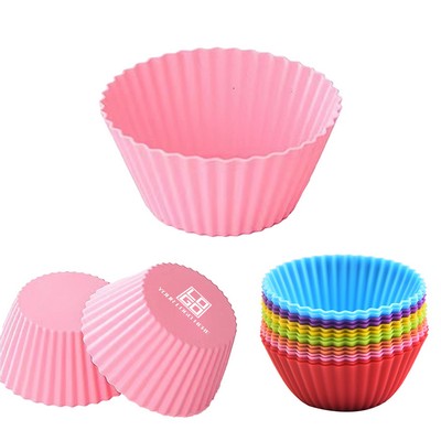 Stackable Silicone Baking Cup Muffin Liners