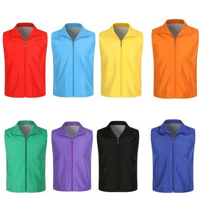 Adult Volunteer Activity Vest Supermarket Uniform Clerk Workwear