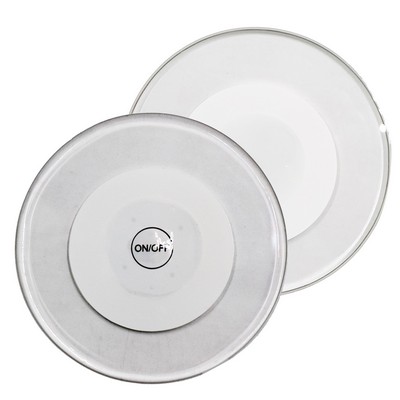 3.9" Acrylic Round 7 Colors LED Light-up Drink Coaster