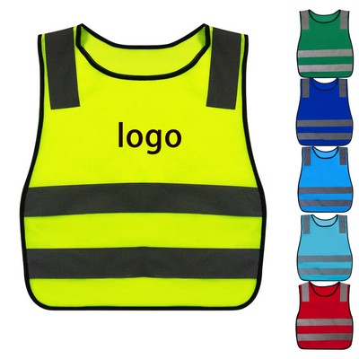 Children's Hi-Vis Safety Vest with Reflective Strips