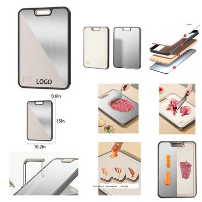 Pure Titanium Straw Double-Sided Chopping Board