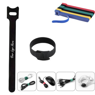 5.9" Length Reusable Hook and Loop Cable Ties