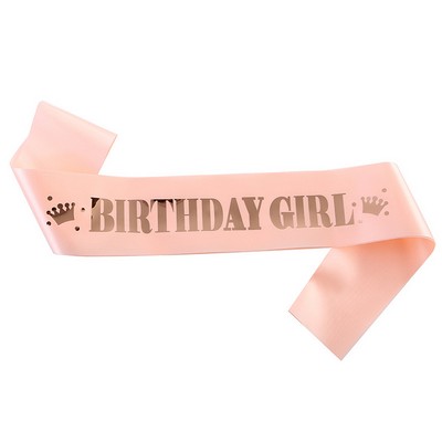Satin Sash For Pageants, Birthdays, Graduation, Hen Party, Homecoming, Custom