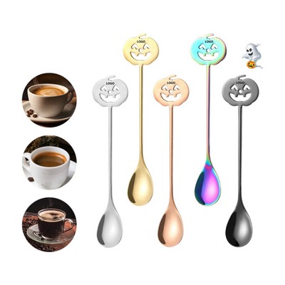 Halloween Pumpkin Coffee Spoons