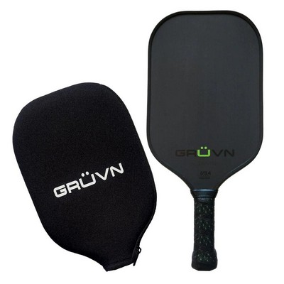 GRUVN Raw-16E Pickleball Paddle Size 16.5'' - Black/Green