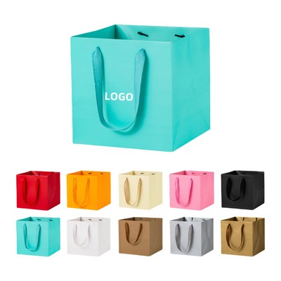 Square Gift Paper Tote Bag