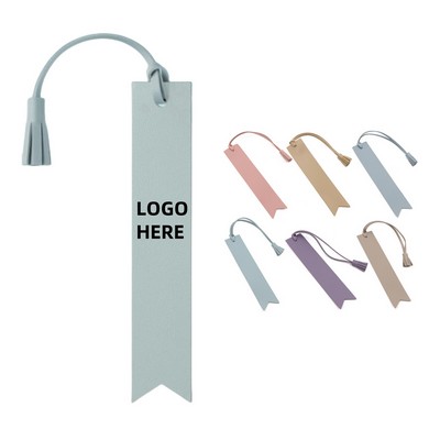 Leather Bookmark w/ Tassels