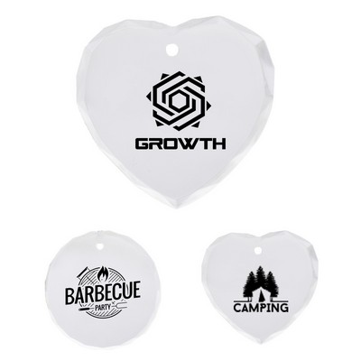 Customizable Christmas Plastic Hanging Ornament