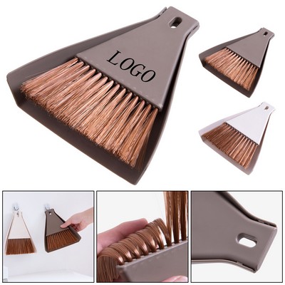 Mini Plastic Broom & Dustpan Set for Desk Cleaning