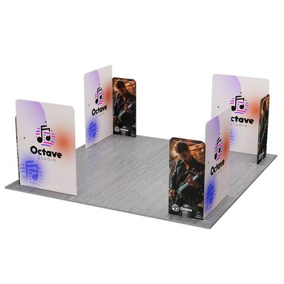 MagLock 20' x 20' Fabric Booth Display Kit A