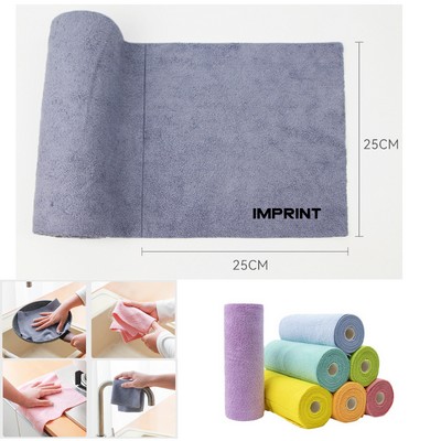 Reusable Microfiber Kitchen Towel Roll