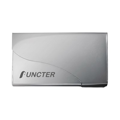 Mirror Surface Half Open Cover Stainless Steel Business Card Case