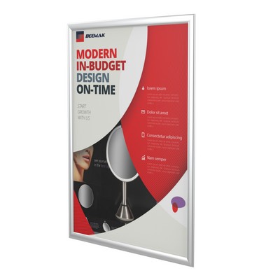 18" x 24" Aluminum Snap Frames, Silver