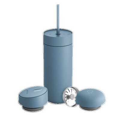 16 Oz. Hazy Blue Carter® 3-in-1 Sip System Mug w/