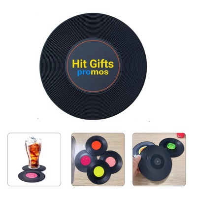 Vinyl Record Coasters