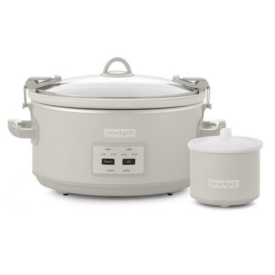 Crock-Pot 7QT Design Series Slow Cooker One Touch - Mushroom