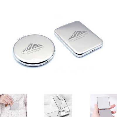 Portable Stainless Steel Foldable Makeup Mirror