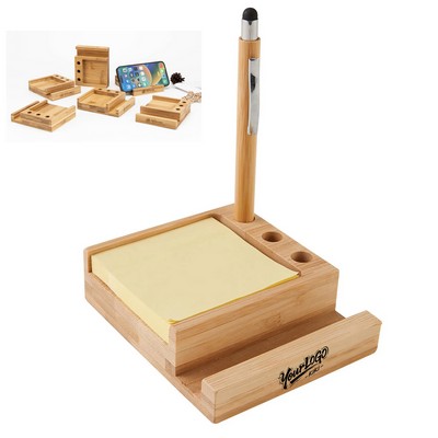 Eco-Friendly Pen Holder and Phone Dock