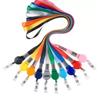 Retractable Lanyard With Badge Reel
