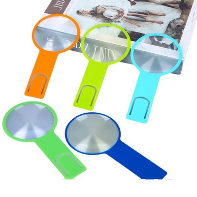 4x Magnifying Glass PVC Bookmark