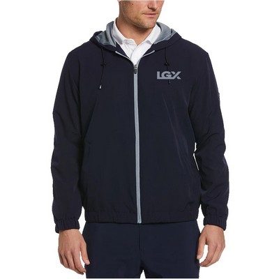 Perry Ellis Elastic Hem Zip Jacket