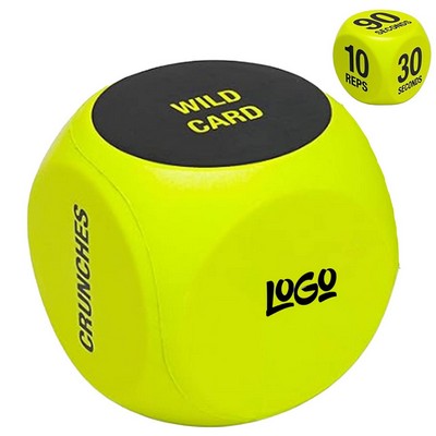 PU Foam 6 Sided Workout Cube Dice