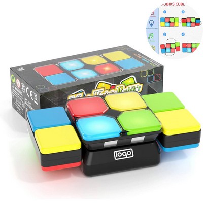 4-in-1 Kids Light-Up Musical Educational Puzzle Cube Toy