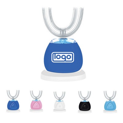 Silicone USB Charging U-shaped Toothbrush