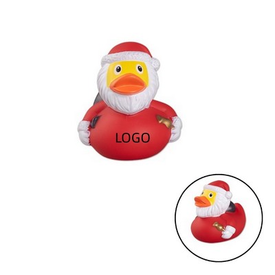 Santa-Clad Christmas Duck