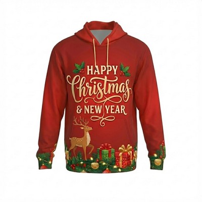 Custom Full Color Sublimated Pocket Hoodie