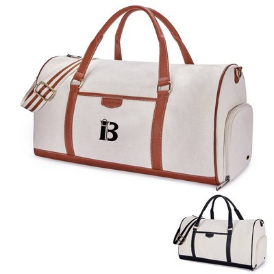 Canvas Weekend Luggage Duffel Bag