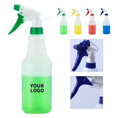 High Density Polyethylene Sixteen Ounce Spray Bottle