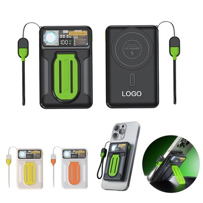 Portable Magnetic Wireless Charger 10000mAh PD 22.5W Fast Charging Power Bank