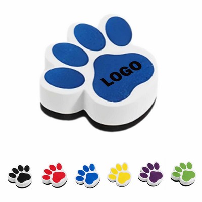 Cute Magnetic Dog Paw Whiteboard Eraser