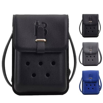 Women Compact Sleek EVA Flip Phone Crossbody Bag