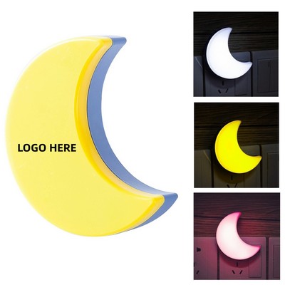 Moon Shape Glow LED Night Light