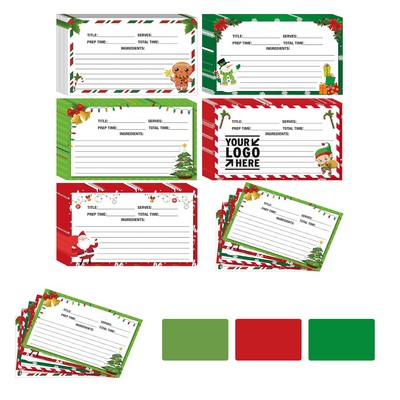 4" x 6" Christmas Recipe Card