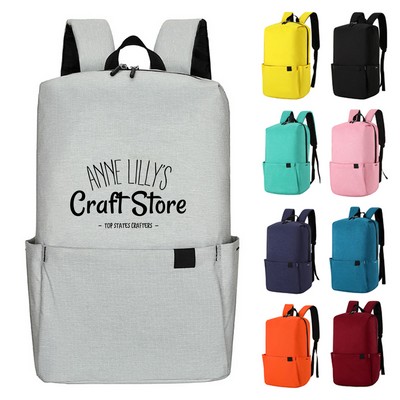Compact 10L Polyester Mini Backpack