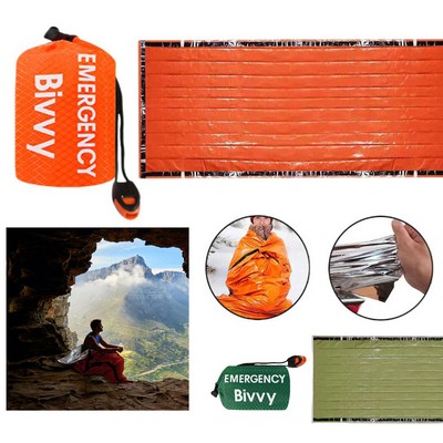 Emergency Sleeping Bag With Whistles Outdoor Hiking Camping