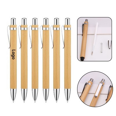 Custom Bamboo Wooden Ballpoint Pens