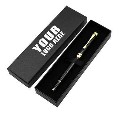 Black Checkered Single Pen Gift Box