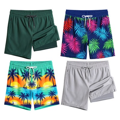 Full Printing Beach Quick Dry Shorts