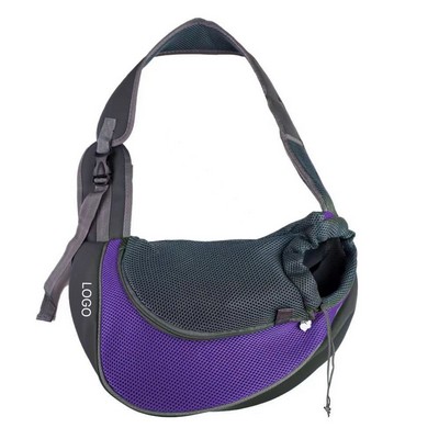 Portable Mesh Breathable Pet Shoulder Bag Front Chest Sling Carrier for Cats and Small Dogs