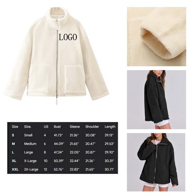 Solid Color Lamb Wool Coat (S-XXL)