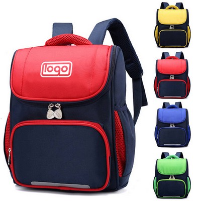 Nylon Kindergarten School Backpack