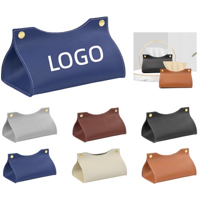 PU Leather Tissue Storage Box
