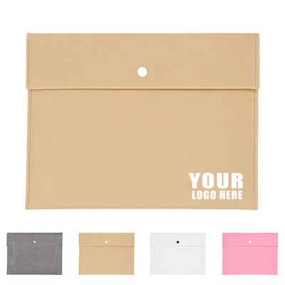 19.7" × 16.5" Non Woven Snap Closure Document Bag