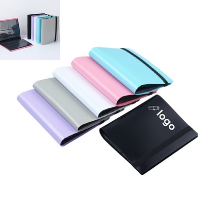 Custom 3" PU Cover 160 Pocket Photo Album 4 Pockets Per Page